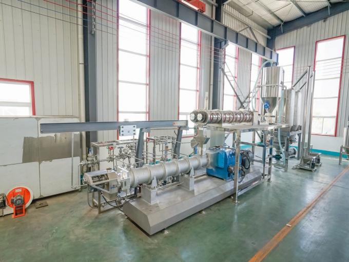200-260kg/h Dwuślimakowa Wytłaczarka do Żywności Linia Produkcyjna Pływającej Karmy dla Ryb 11