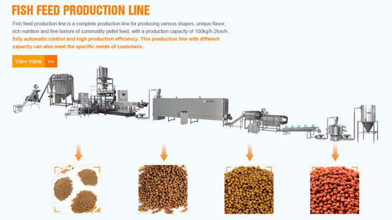 Falownik ABB  Ekstruder do paszy dla ryb Maszyna do produkcji pływającej paszy dla ryb w Chinach
