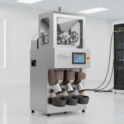 Automatyczny rozdajnik pokarmu dla zwierząt domowych przeznaczony do obsługi 3-5 pracowników i precyzyjnej automatyzacji karmienia zwierząt domowych