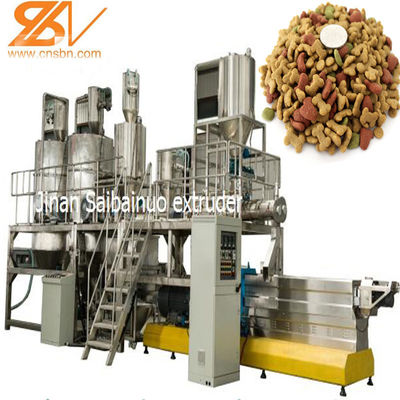 Large Capacity floating Fish Feed Extruder Machine Production Line