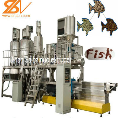 Large Capacity floating Fish Feed Extruder Machine Production Line