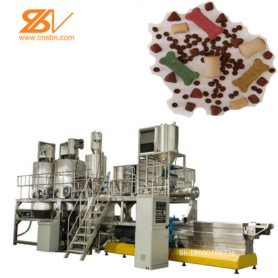 Automatic Pet Food Extruder Production Line Dog Food Machine Siemens Motor
