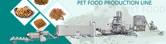 Dry Pet Food Processing Machine / Advanced Dog Food Making Machine