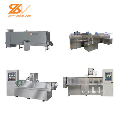 Podwójna śrubka suchego ekstrudera do karmy dla psów domowych / maszyna do granulowania karmy dla zwierząt