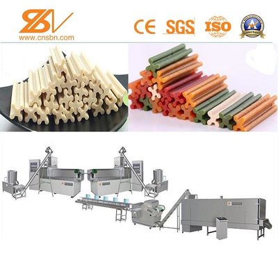 Durable Pet Food Processing Line / Pet Food Production Line High Effciency