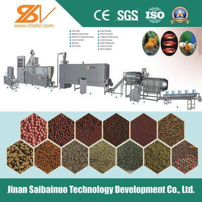 Floating Fish Feed Manufacturing Machinery Fish Food Production Processing Line