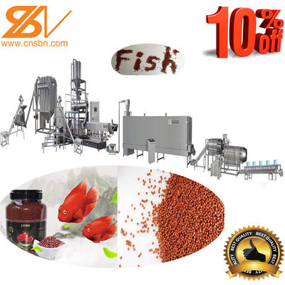 Linia do ekstruzji paszy dla ryb, maszyna do przetwarzania paszy dla ryb, 380V / 50Hz napięcie