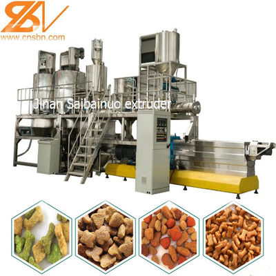 500-600 Kg/H Dog Cat Pet Food Extruder Machine High Efficiency